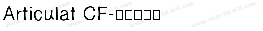 Articulat CF字体转换